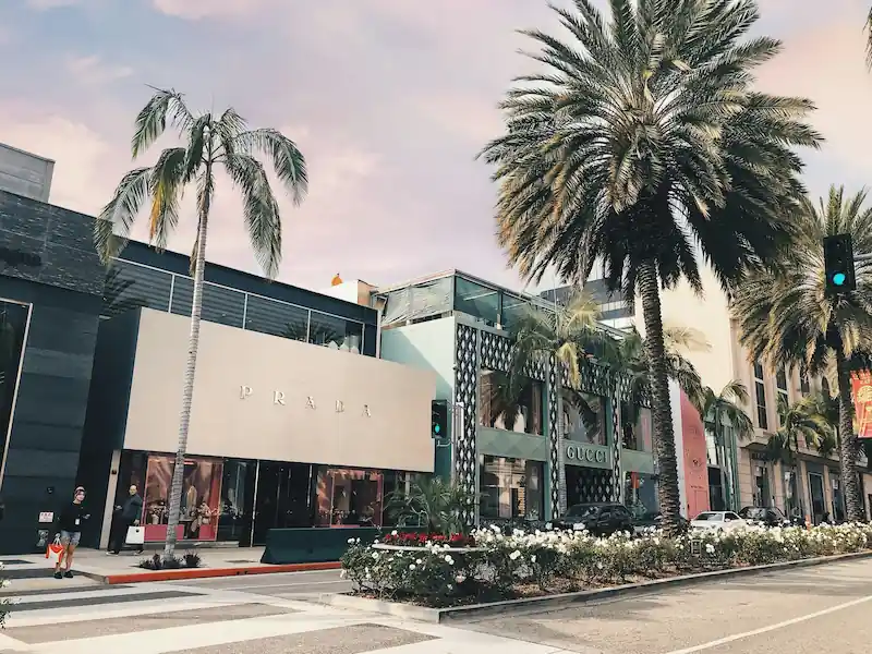 Beverly Hills neighborhood in Los Angeles