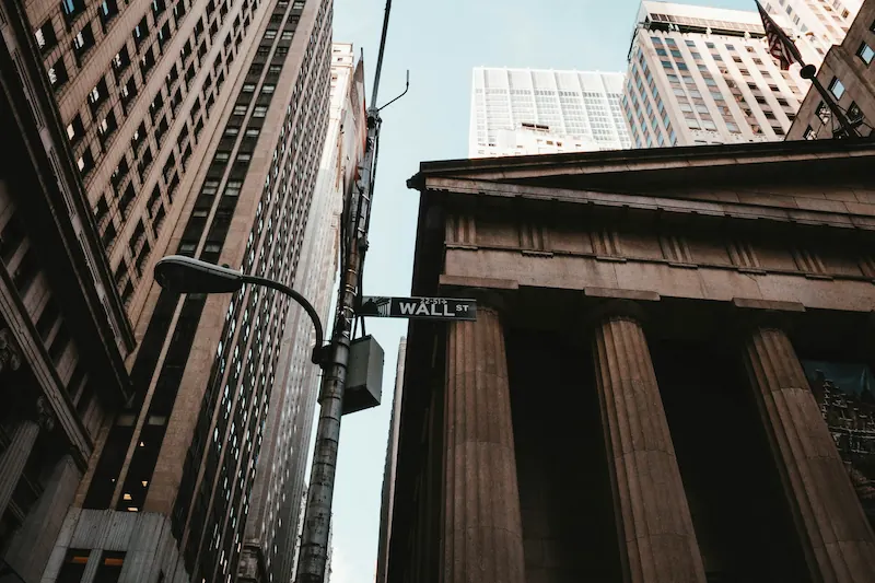 Financial District neighborhood in New York