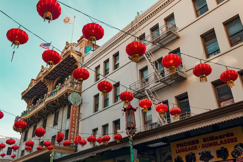Chinatown neighborhood in San Francisco