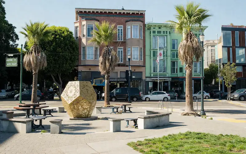 Hayes Valley neighborhood in San Francisco