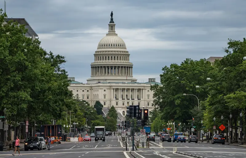 Capitol Hill neighborhood in Washington DC