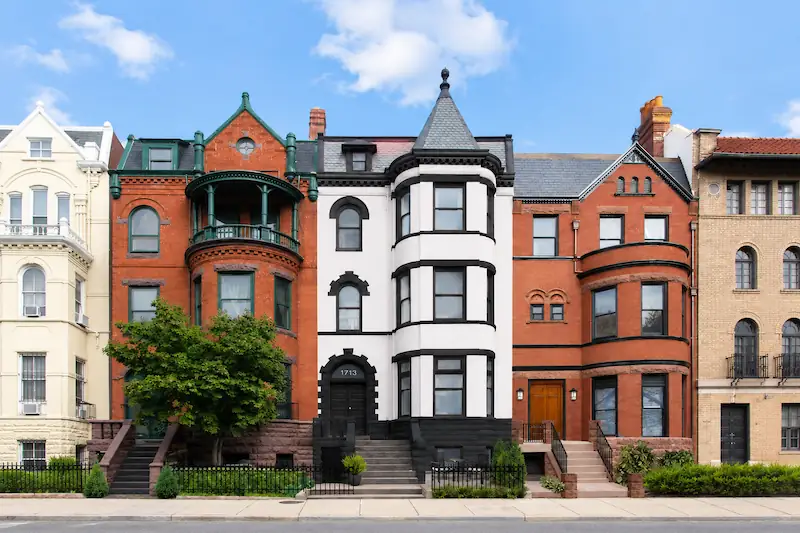 Dupont Circle neighborhood in Washington DC